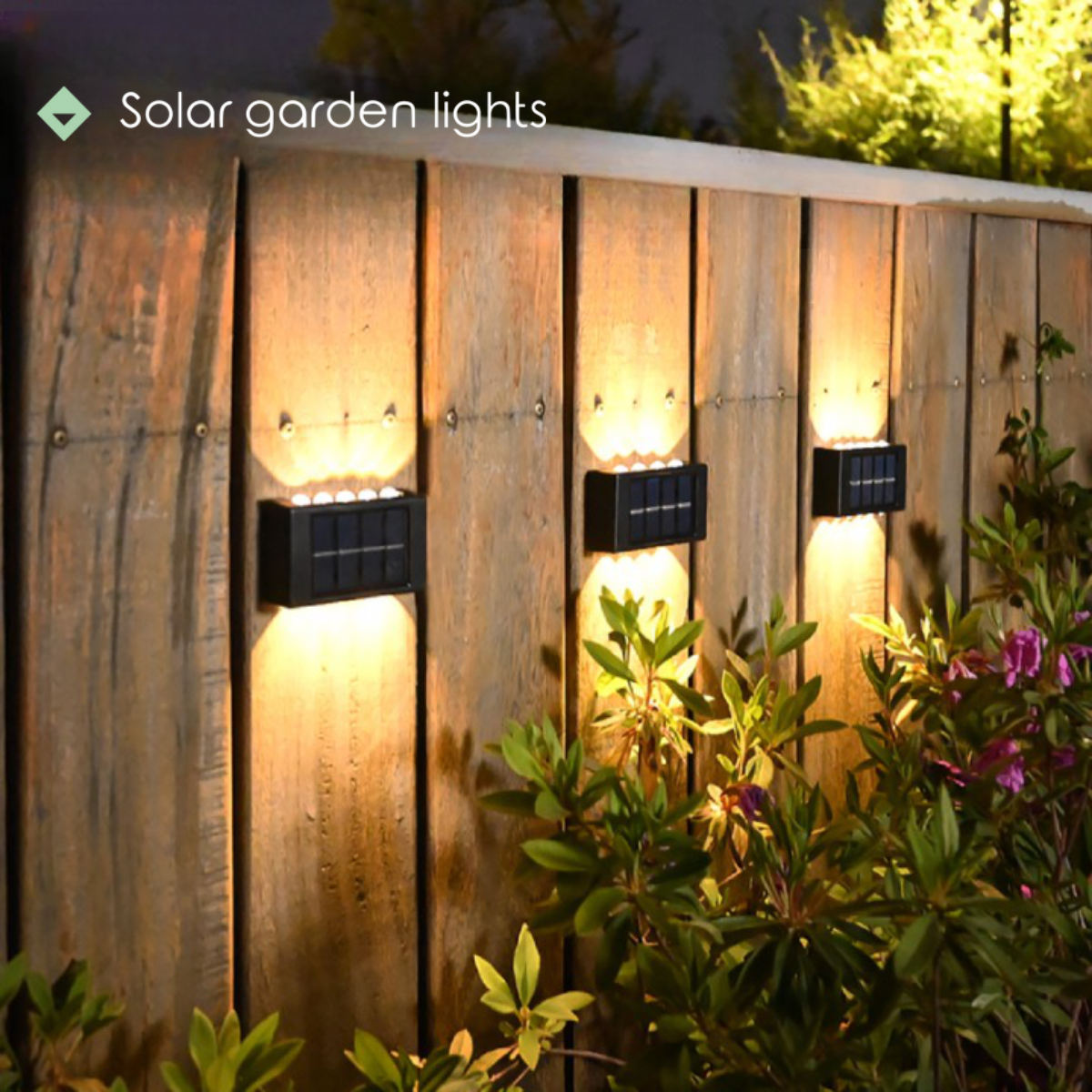 Draadloze LED Solar Wandspots Deluxe - Creëer de perfecte sfeer in jouw tuin!