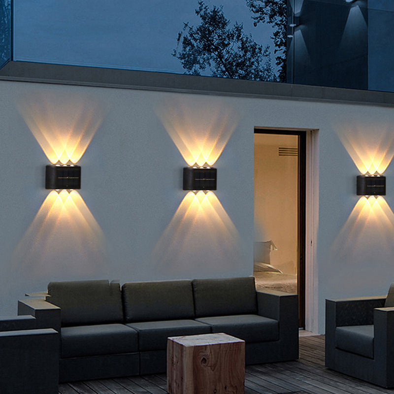 Draadloze LED Solar Wandspots Deluxe - Creëer de perfecte sfeer in jouw tuin!